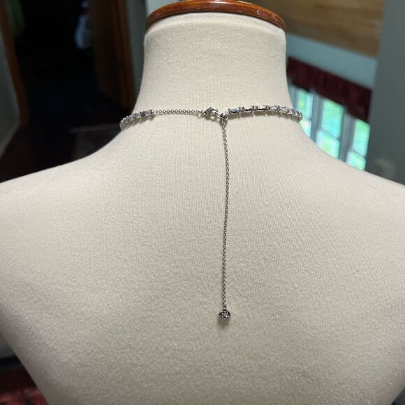 NWOT KENDRA SCOTT
Juliette Strand Necklace Rhodium - White Crystal #KSNK - Picture 3 of 9